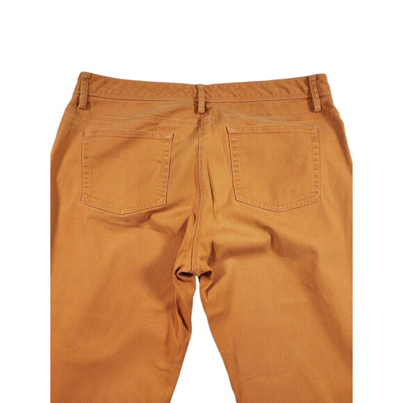 Chaus Jeans Women's 12 Soft Denim 5-Pockets Preppy Classic Taper Leg Rust Gold - Picture 4 of 7